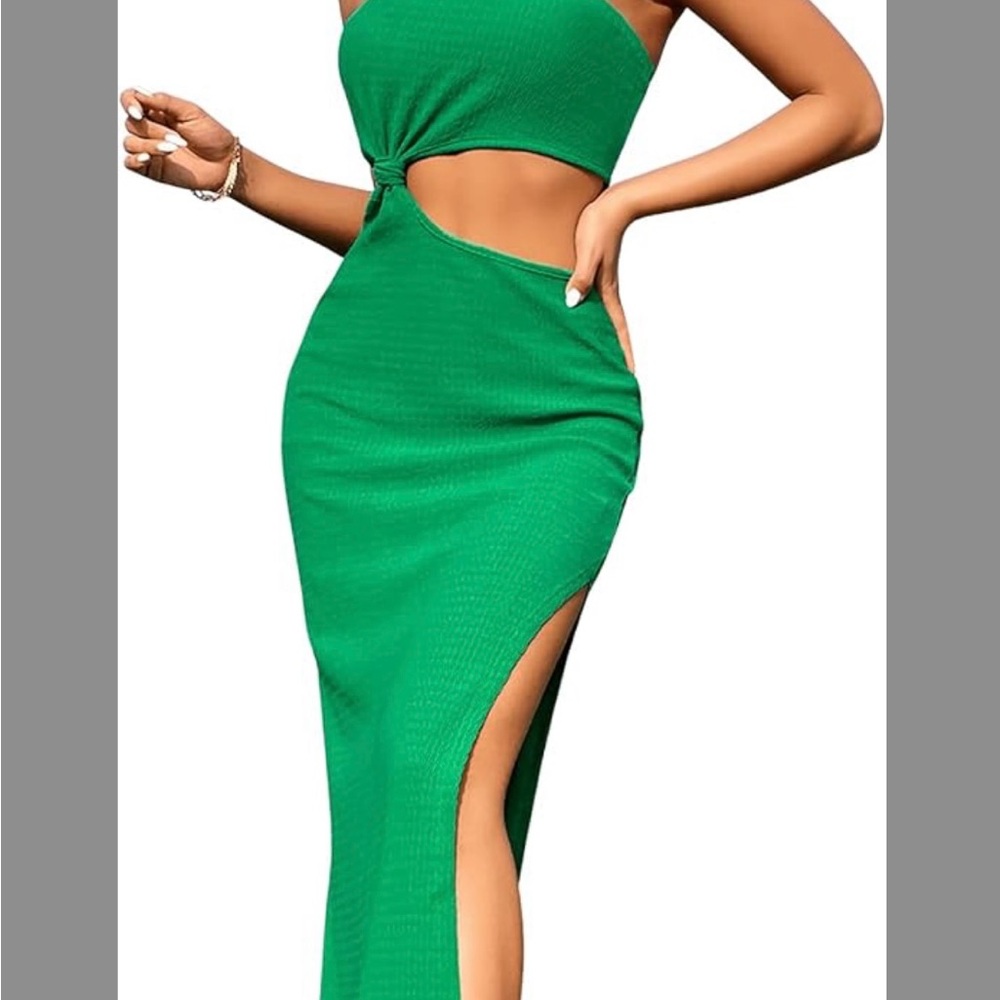 Green Tube Dress - Size Small